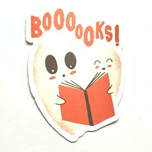 Ghost Book Vinyl Sticker